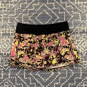 Lululemon Pace Rival Printed Skirt